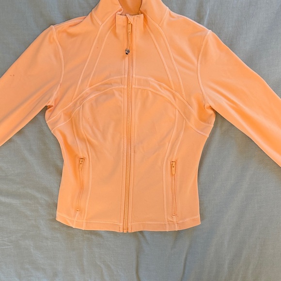 lululemon athletica Jackets & Blazers - lululemon athletica Peach Zip Front Bomber Jacket